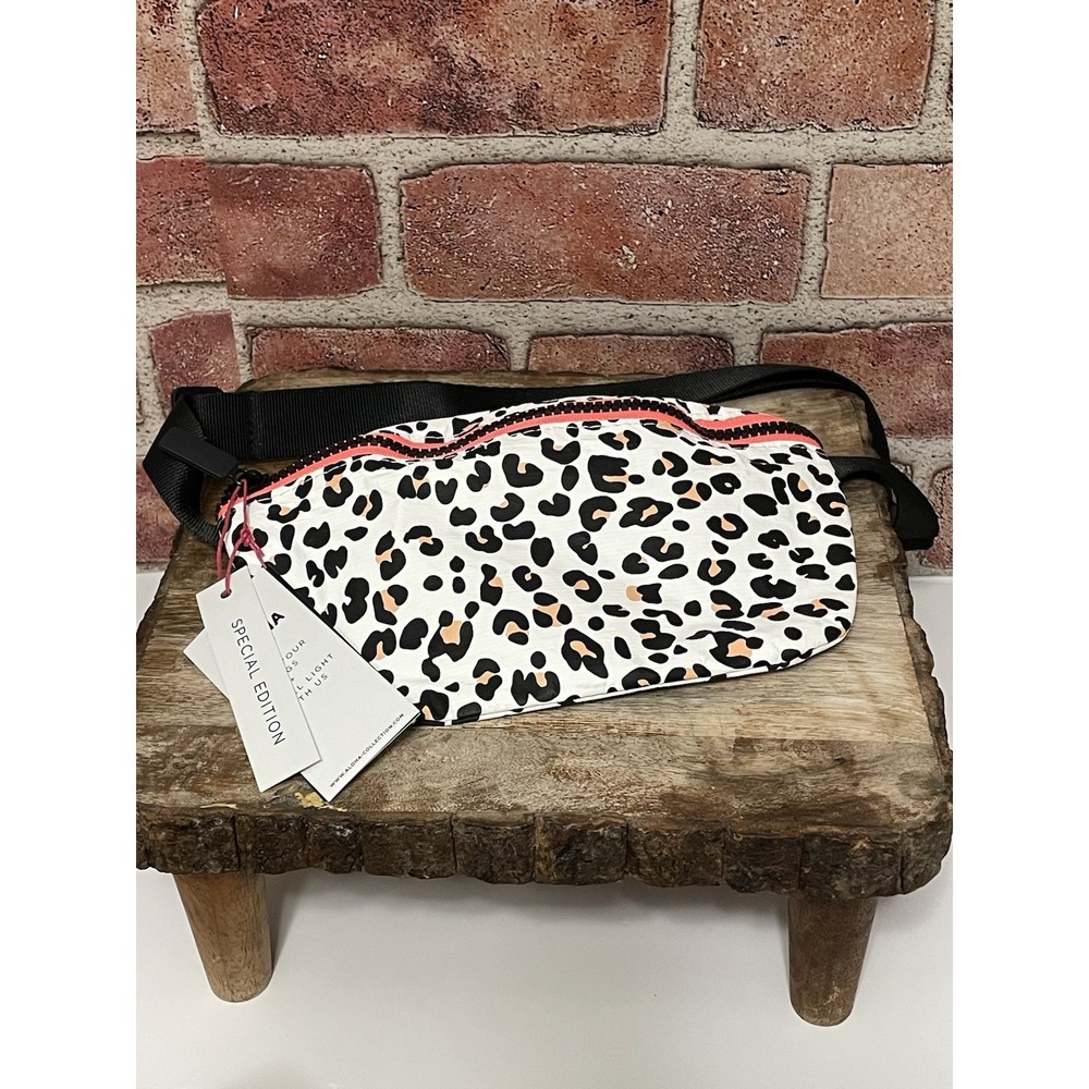 ALOHA COLLECTION by Samudra Mini Hip Bag Pack Special Edition Leopard Cub White